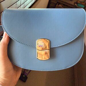 Sezane Claude Bag Smooth Blue Used